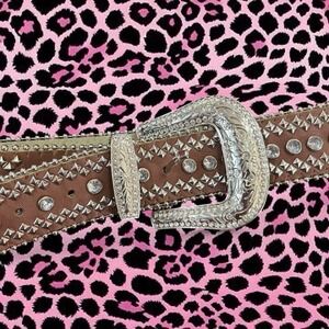 Super cute bedazzled rhinestone belt 39" long